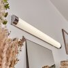 lampe miroir Morges LED Chrome, Blanc, 1 lumière