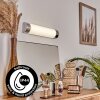 lampe miroir Morges LED Chrome, Blanc, 1 lumière