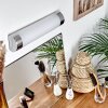 lampe miroir Morges LED Chrome, Blanc, 1 lumière