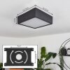 Plafonnier Netstal LED Anthracite, 1 lumière