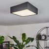 Plafonnier Netstal LED Anthracite, 1 lumière