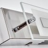 lampe miroir Morges LED Chrome, Blanc, 1 lumière