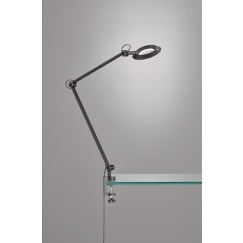 lampe â clipper SCHÖNER-WOHNEN-Kollektion Office LED Noir, 1 lumière