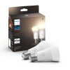 LED E27 9 Watt 2700 Kelvin 800 Lumen Philips Hue White