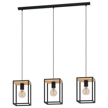 Suspension Eglo LIBERTAD Noir, 3 lumières