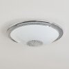 Plafonnier Pratteln LED Chrome, 1 lumière