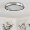 Plafonnier Kerns LED Nickel mat, 1 lumière