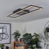 Plafonnier Taleta LED Noir, 1 lumière