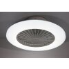 Ventilateur de plafond Globo TRAVO LED Blanc, 1 lumière, Télécommandes