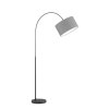 Lampadaire Fischer & Honsel Arc Noir, 3 lumières