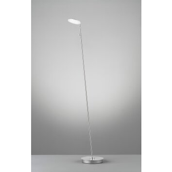 Lampadaire Fischer & Honsel Dent LED Nickel mat, 1 lumière