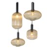 Suspension Lucide MALOTO Noir, 7 lumières