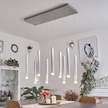 Suspension Freshwater LED Aluminium, 10 lumières