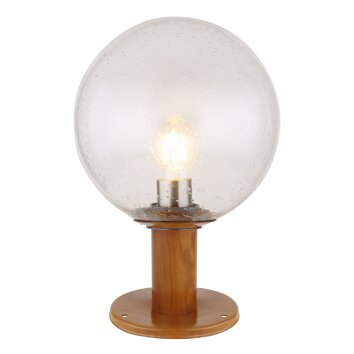 Borne lumineuse Globo OSSY Couleur bois, 1 lumière