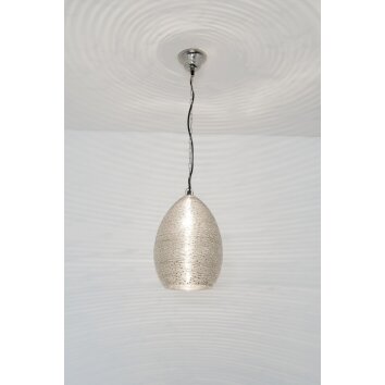 Suspension Holländer COLIBRI Argenté, 1 lumière