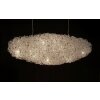 Suspension Holländer DIRIGIBILE OVAL Argenté, 20 lumières