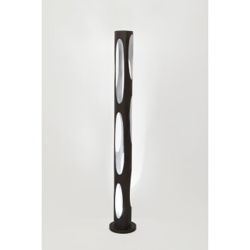 Lampadaire Holländer MASCHA Brun, Noir, Argenté, 1 lumière