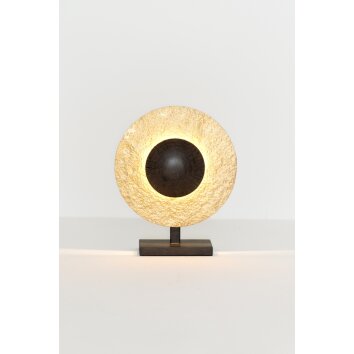 Lampe à poser Holländer ECLIPSE KLEIN Brun, Or, Noir, 4 lumières