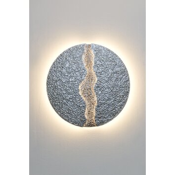 Applique murale Holländer ERUPTION GROSS LED Cuivre, Argenté, 1 lumière