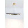 Suspension Holländer CHIASSO LED Or, 4 lumières