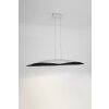 Suspension Holländer MERCURIO LED Argenté, 5 lumières