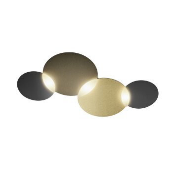 Plafonnier Grossmann CIRC LED Bronze, Laiton, 1 lumière