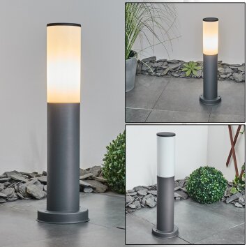 Borne lumineuse Caserta Anthracite, 1 lumière