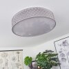 Plafonnier Tallaboa LED Blanc, 1 lumière, Télécommandes