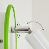 Applique murale Cabri LED Chrome, Vert, Blanc, 1 lumière