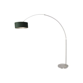 Lampadaire Steinhauer Sparkled Light Acier brossé, 1 lumière