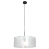 Suspension Steinhauer Sparkled Light Noir, 1 lumière