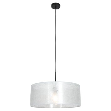 Suspension Steinhauer Sparkled Light Noir, 1 lumière