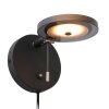 Applique murale Steinhauer Turound LED Noir, 1 lumière