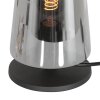 Lampe de table Steinhauer Ancilla Noir, 1 lumière