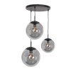 Suspension Steinhauer Bollique Noir, 3 lumières