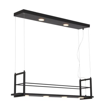 Suspension Steinhauer Tør LED Noir, 6 lumières