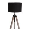 Lampadaire Steinhauer Triek Bois clair, Noir, 1 lumière