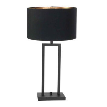 Lampe de table Steinhauer Stang Noir, 1 lumière