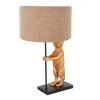 Lampe de table Steinhauer Animaux Or, Noir, 1 lumière