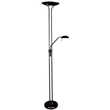 Lampadaire Steinhauer Biron LED Noir, 2 lumières