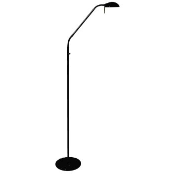 Lampadaire Steinhauer Biron LED Noir, 1 lumière