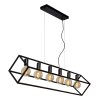 Suspension Lucide FABIAN Noir, 6 lumières