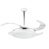 Ventilateur Globo CABRERA LED Blanc, 1 lumière, Télécommandes