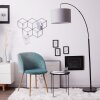 Lampadaire Brilliant Aike Noir, 1 lumière