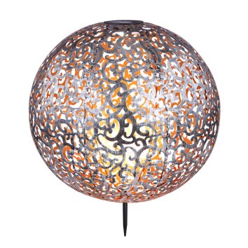 lampe solaire Globo SUNI LED Argenté, 1 lumière