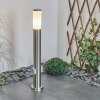 Borne lumineuse Caserta Nickel mat, 1 lumière