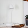 Lampe de table Grenoble LED Blanc, 1 lumière