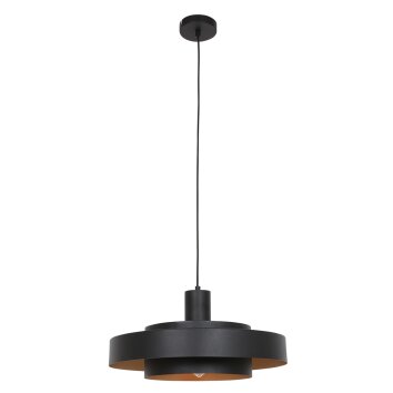 Suspension Steinhauer Flinter Noir, 1 lumière