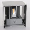 Applique murale d'extérieur Steinhauer Muro LED Acier inoxydable, 2 lumières