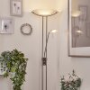 Lampadaire Urama Nickel mat, 2 lumières